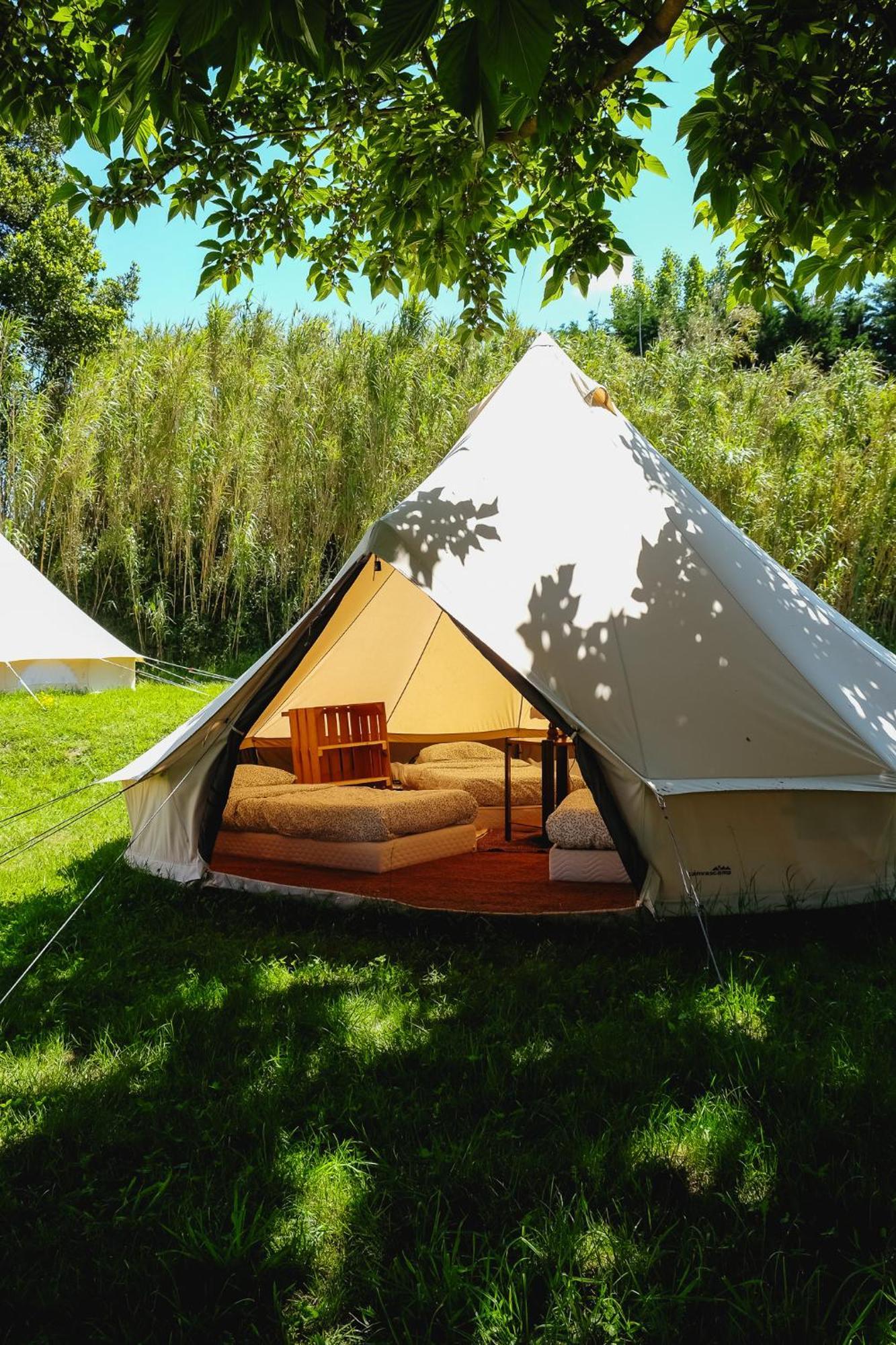 Campo de lujo Tente Dortoir Partagee - Hegoa Surf Camp Pays Basque San Juan de Luz
